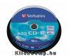 CD-R lemez, Crystal bevonat, AZO, 700MB, 52x, hengeren VERBATIM "DataLife Plus"