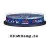 CD-R lemez, 700MB, 52x, hengeren, VERBATIM "DataLife"