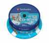 CD-R lemez, nyomtatható, matt, ID, AZO, 700MB, 52x, hengeren, VERBATIM VERBATIM-43439 Technikai adatok