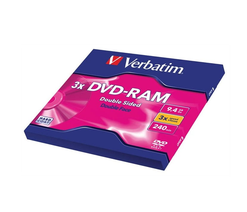 DVD-RAM, kétoldalas, Type I, 9,4GB, 3x, VERBATIM fotó, illusztráció : VERBATIM-43493