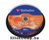 DVD-R lemez, AZO, 4,7GB, 16x, hengeren, VERBATIM