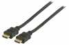 Kábel HDMI Nagysebességű kábel Ethernet átvitellel, HDMI csatlakozó HDMI csatlakozó, 5,00 m, fekete