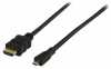HDMI kábel 1.4 HDMI csatlakozó HDMI micro csatlakozó, 1,00 m, fekete