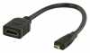 HDMI kábel 1.4 HDMI micro csatlakozó 0,2m fekete