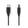 USB nyomtató-kábel 1m USB2.0 A-B apa/anya
