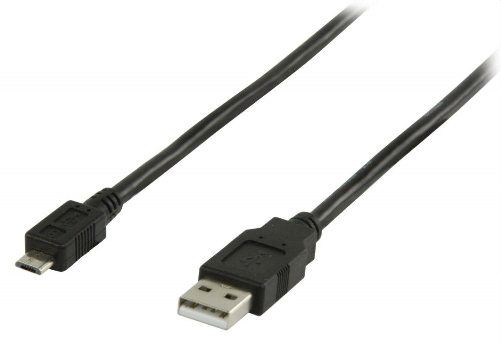 USB kábel USB A - microB 1m USB2.0 - Már nem forgalmazott termék fotó, illusztráció : VLCP60500B10