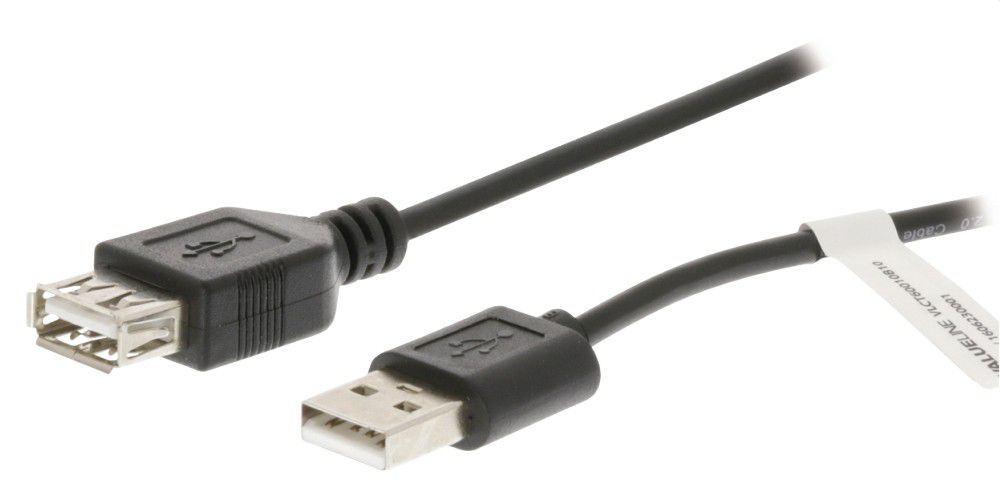 USB hosszabbító-kábel 1m USB2.0 A-A apa/anya - Már nem forgalmazott termék fotó, illusztráció : VLCT60010B10