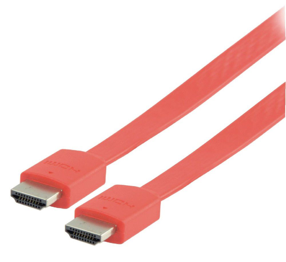 HDMI laposkábel 1.4 HDMI csatlakozó HDMI csatlakozó 2m piros fotó, illusztráció : VLMB34010R20