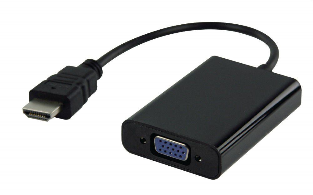 Átalakító HDMI - VGA 20cm High Speed HDMI - DSUB15 kábel - Már nem forgalmazott fotó, illusztráció : VLMP34900B0.20