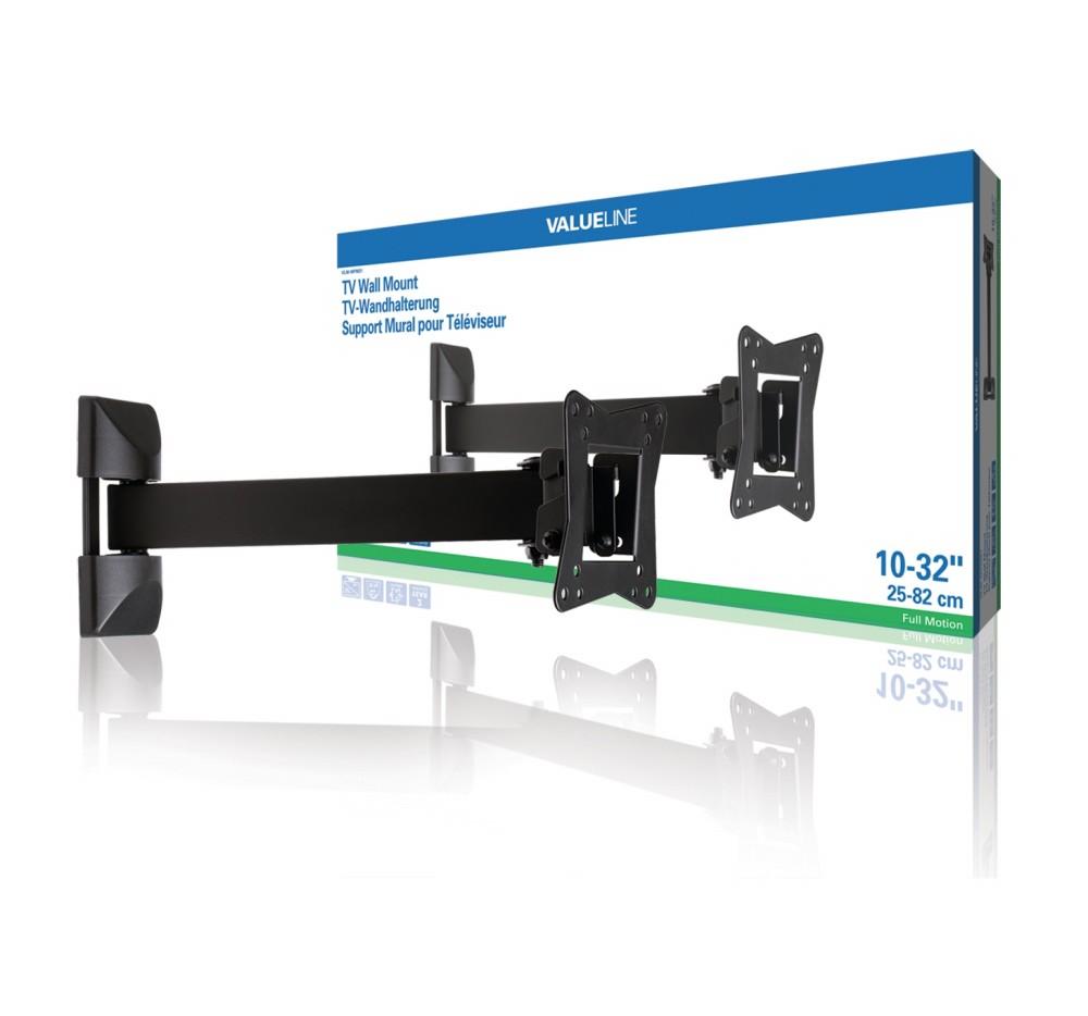 TV fali konzol 10 32 /25 82 cm, 30 kg Dönthető, forgatható fotó, illusztráció : VLM-MFM21