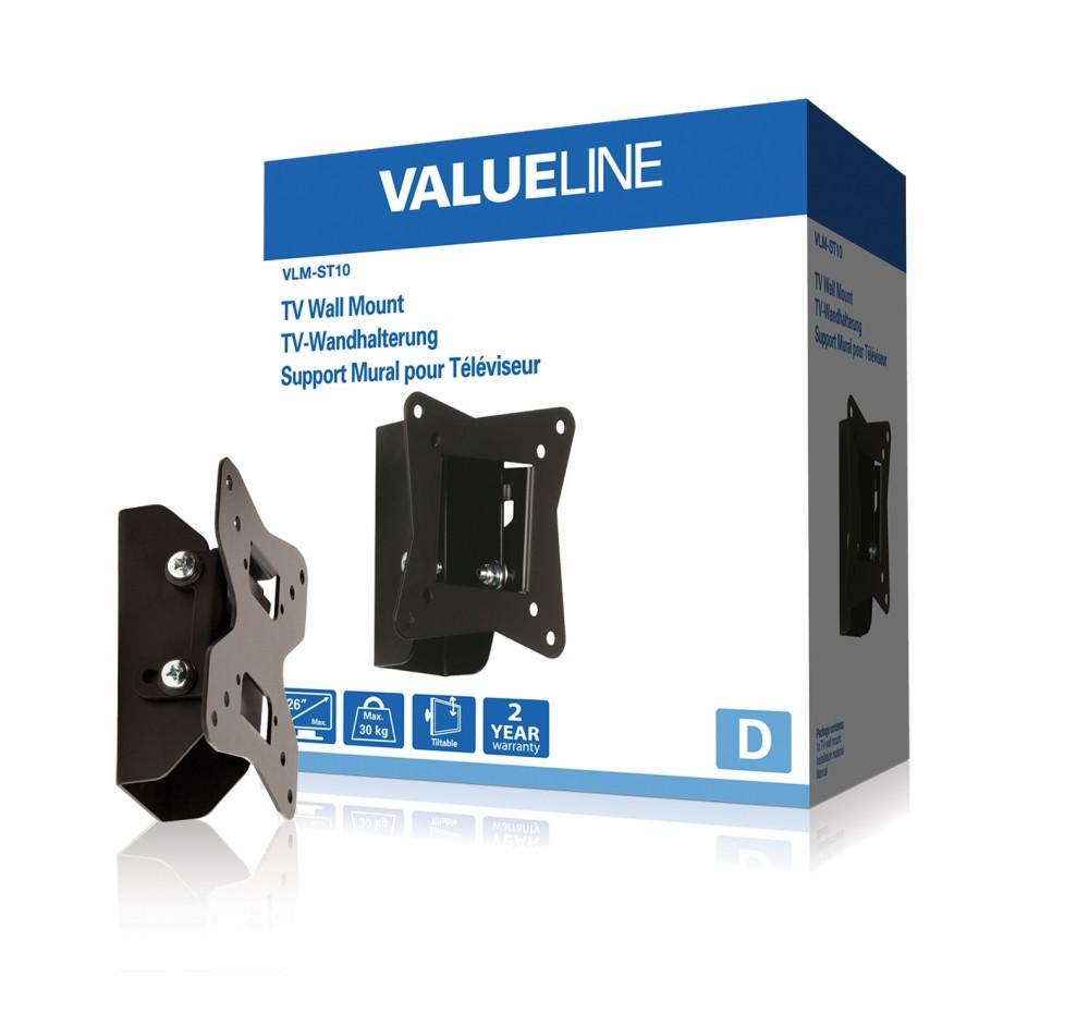 TV fali konzol, 10 26 /25 66 cm 30 kg Dönthető fotó, illusztráció : VLM-ST10
