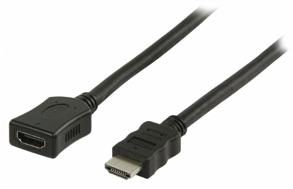 HDMI kábel hosszabbító 1.4 HDMI csatlakozó - HDMI bemenet 1m fekete fotó, illusztráció : VLVB34090B10