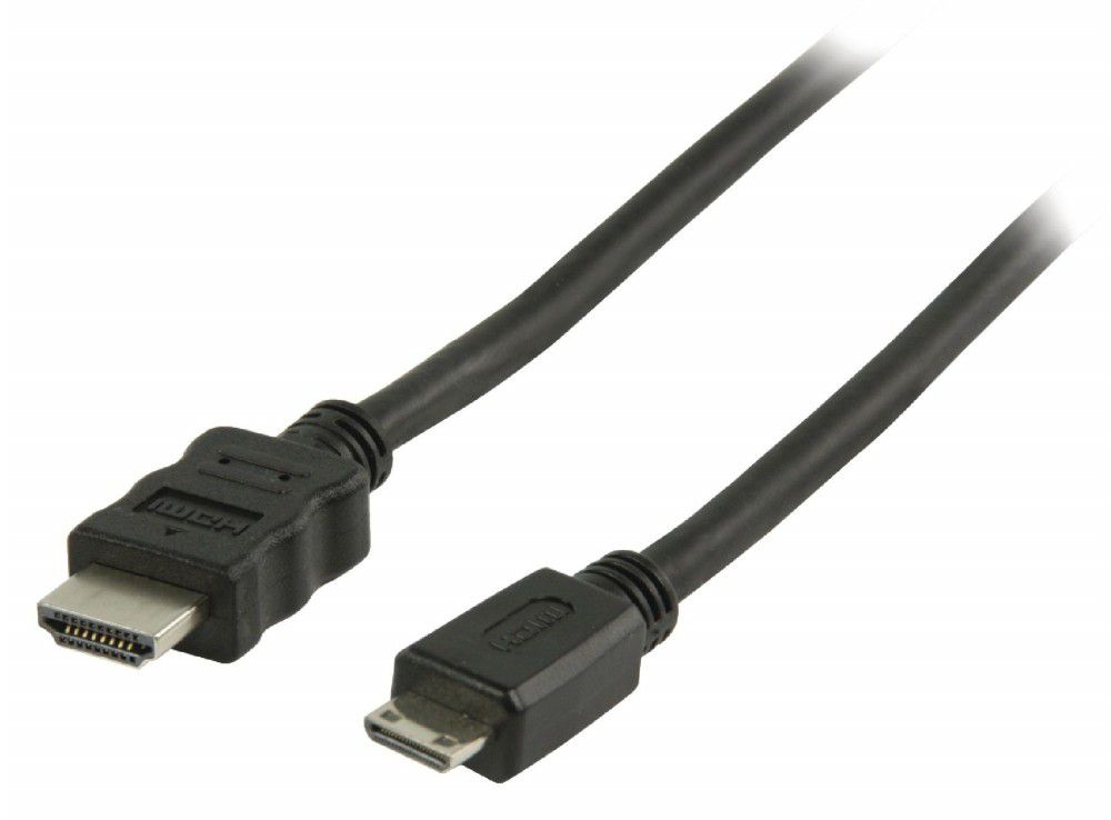 HDMI kábel 1.4 HDMI csatlakozó HDMI mini csatlakozó 3m fekete fotó, illusztráció : VLVP34500B30