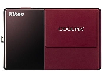 NIKON Coolpix S70 bordó 12MP digitális fényképezőgép 2 Nikon szervizben fotó, illusztráció : VMA482E1