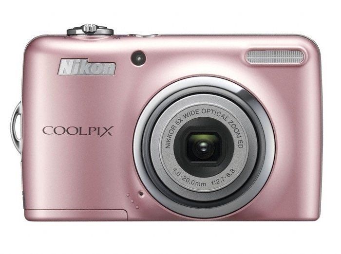 NIKON Coolpix L23 rózsaszín 10MP digitális fényképezőgép 2 Nikon szervizben fotó, illusztráció : VMA753E1