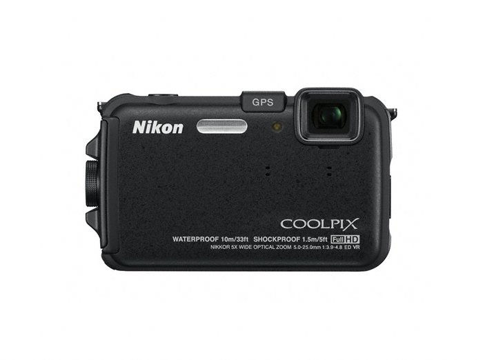 Nikon Coolpix AW100 fekete 16MP digitális fényképezőgép fotó, illusztráció : VMA891E1