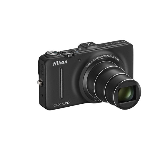 NIKON Coolpix S9300 Fekete 16MP digitális fényképezőgép 24 hónap Nikon szervizb fotó, illusztráció : VMA921E1