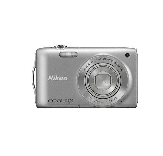 NIKON Coolpix S3300 Ezüst Starter kit 16MP digitális fényképezőgép 24 hónap Nik fotó, illusztráció : VMA950KH01