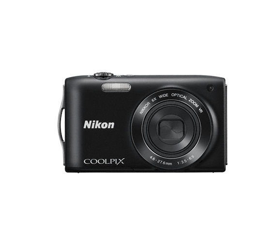 NIKON Coolpix S3300 Fekete Starter kit 16MP digitális fényképezőgép 24 hónap Ni fotó, illusztráció : VMA951KH01