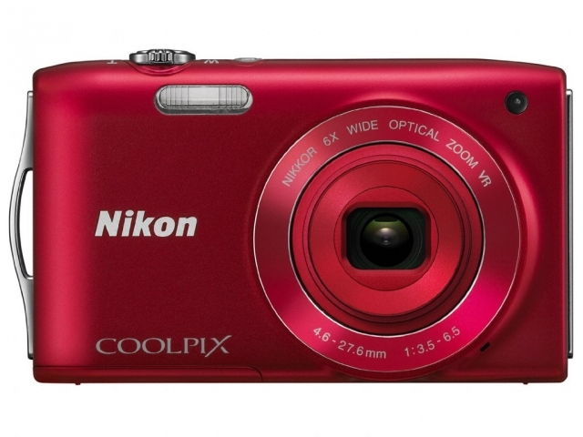 NIKON Coolpix S3300 Vörös 16MP digitális fényképezőgép 2 Nikon szervizben fotó, illusztráció : VMA952E1