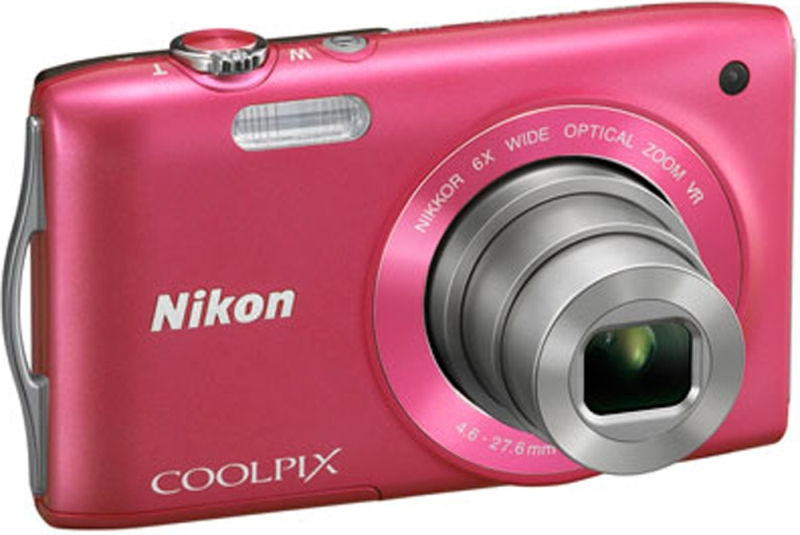 NIKON Coolpix S3300 Rózsaszín 16MP digitális fényképezőgép 2 Nikon szervizben fotó, illusztráció : VMA955E1