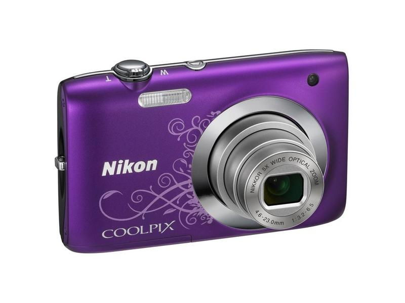 NIKON Coolpix S2600 lineart lila 14MP digitális fényképezőgép 24 hónap Nikon sz fotó, illusztráció : VMA966E1