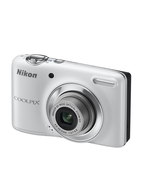 NIKON Coolpix L25 Fehér Starter Kit 10MP digitális fényképezőgép fotó, illusztráció : VMA992KH02