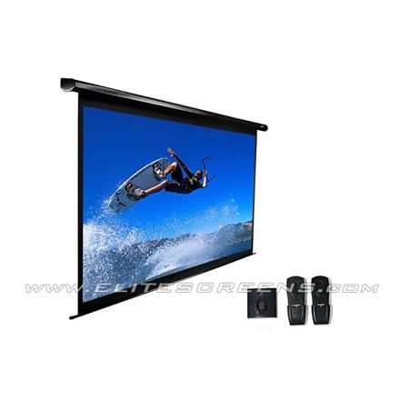 135  motoros fali vászon 299 x 168 cm 16:9 EliteScreens VMAX2 VMAX135UWH2 Feket fotó, illusztráció : VMAX135UWH2