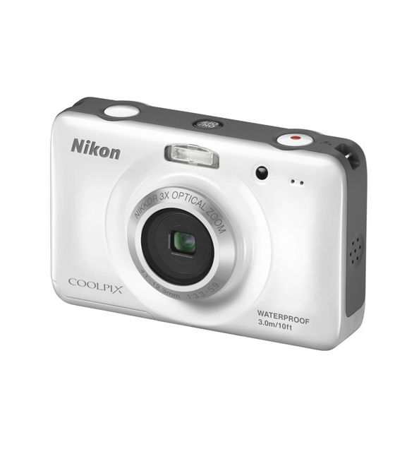 Nikon Coolpix S30 Fehér 10MP digitális fényképezőgép fotó, illusztráció : VNA111E1