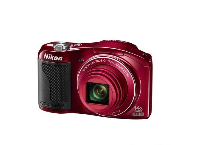Nikon Coolpix L610 vörös digitális fényképezőgép fotó, illusztráció : VNA222E1