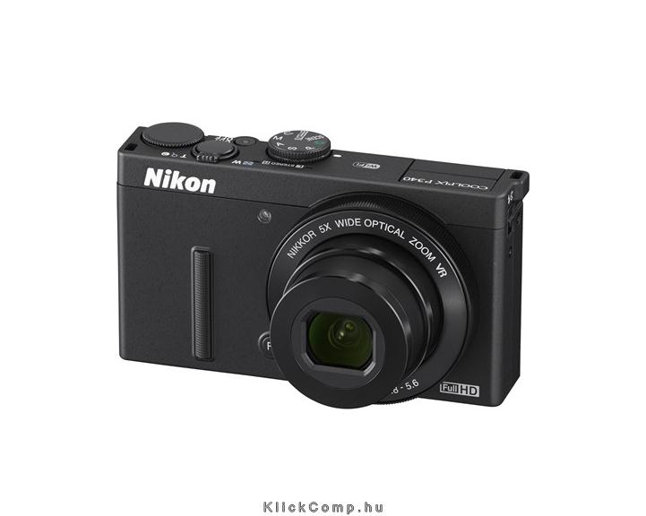 Fényképezőgép Nikon Coolpix P340 Fekete digitális fotó, illusztráció : VNA490E1