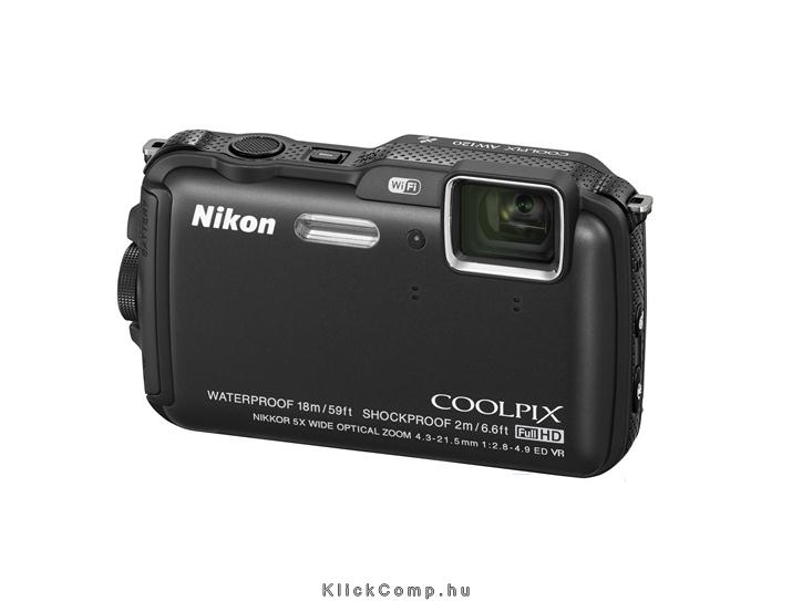 Fényképezőgép Nikon Coolpix AW120 Fekete Adventurer kit digitális fotó, illusztráció : VNA590K001
