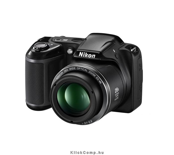 Fényképezőgép Nikon Coolpix L340 Fekete digitális fotó, illusztráció : VNA780E1