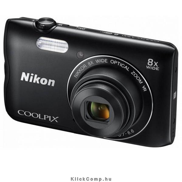 Nikon Coolpix A300 Fekete digitális fényképezőgép fotó, illusztráció : VNA961E1