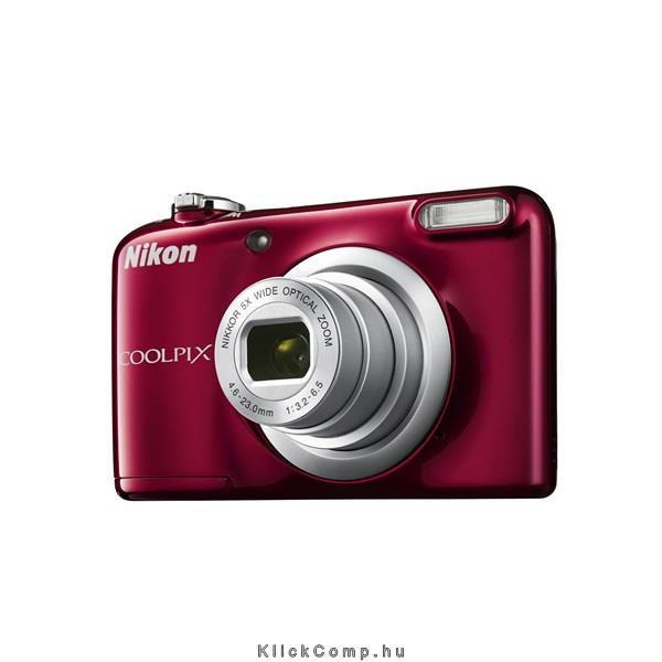 Nikon Coolpix A10 Vörös digitális fényképezőgép fotó, illusztráció : VNA982E1