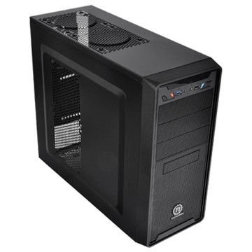 Számítógépház USB3.0 THERMALTAKE VERSA II fekete ház fotó, illusztráció : VO700A1N3N