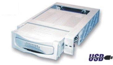 ViPower mobilrack, ATA133 1venti, fehér fotó, illusztráció : VP10LSFU133