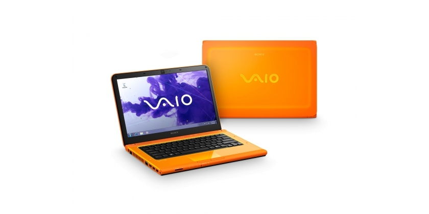 SONY VAIO CA3 orange style notebook laptop + orange bluetooth egér PNR 2 év fotó, illusztráció : VPC-CA3S1ED