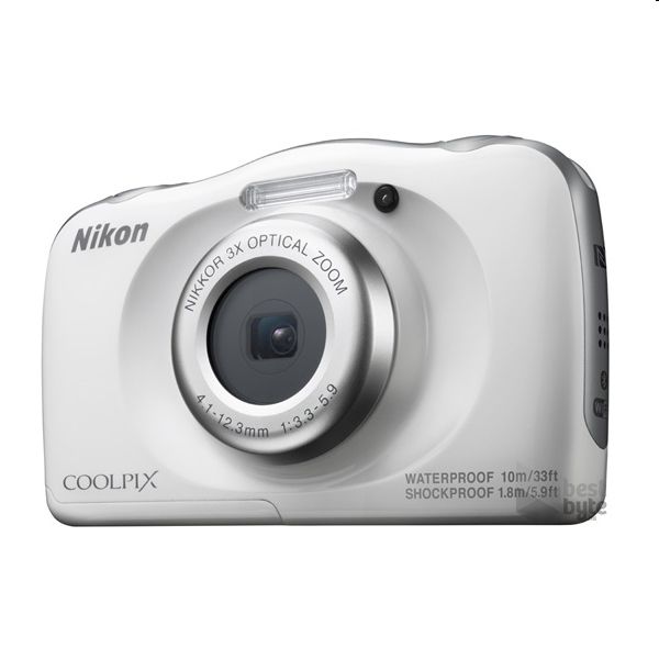 Nikon Coolpix W100 Fehér digitális fényképezőgép hátizsák kit fotó, illusztráció : VQA010K001