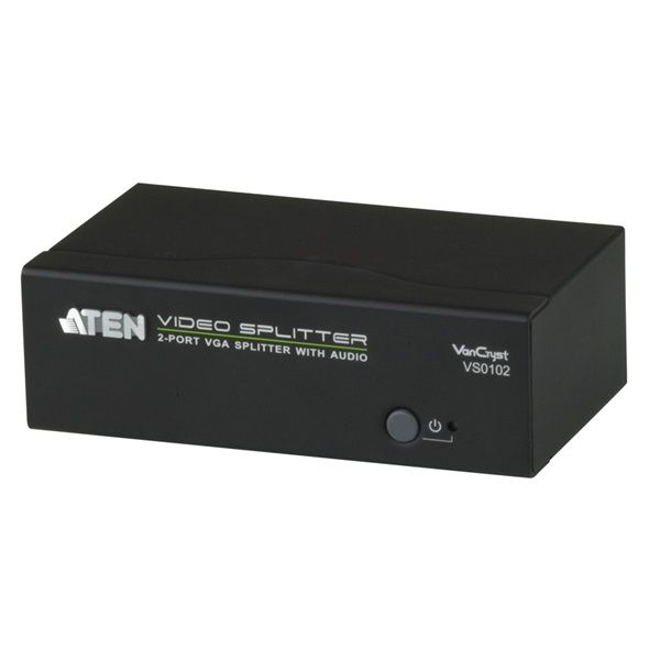 VGA Splitter +audio 2 Portos ATEN VanCryst fotó, illusztráció : VS0102-AT-G