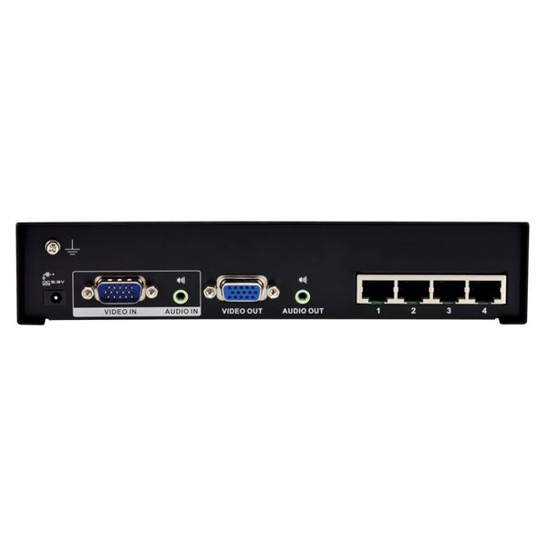 ATEN VanCryst Cat5 VGA Splitter +audio 4 portos VS1204T fotó, illusztráció : VS1204T-AT-G