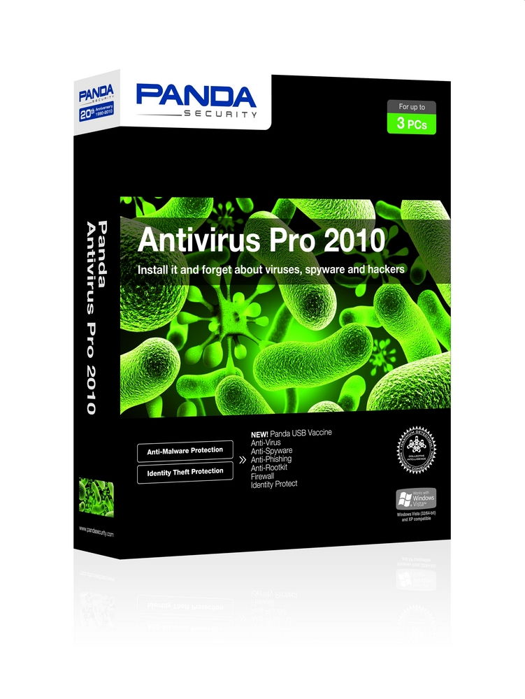 Antivirus Pro 2010 1 PC-re 1 éves online frissítés előfizetés fotó, illusztráció : W12AP10ESD1
