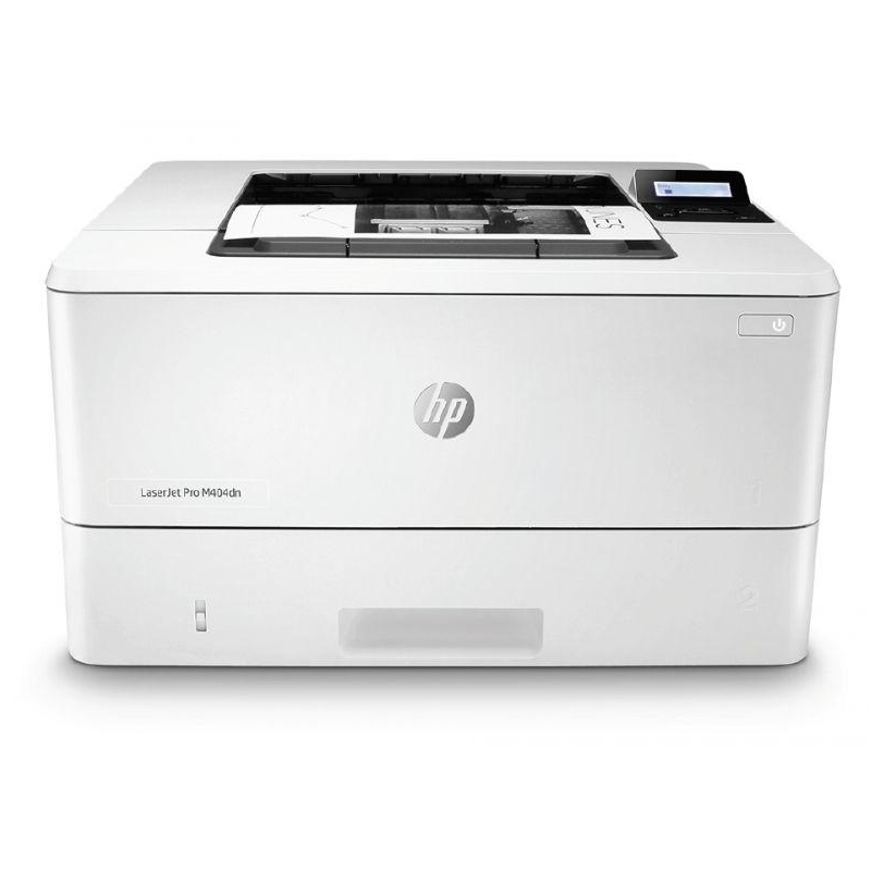 Lézernyomtató A4 mono HP LaserJet Pro M404dn lézer nyomtató duplex LAN fotó, illusztráció : W1A53A