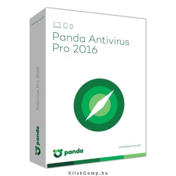 Panda Antivirus Pro 2016 Vírusírtó Retail MiniBox - 5 eszköz - 1 év fotó, illusztráció : W1AP16MB5