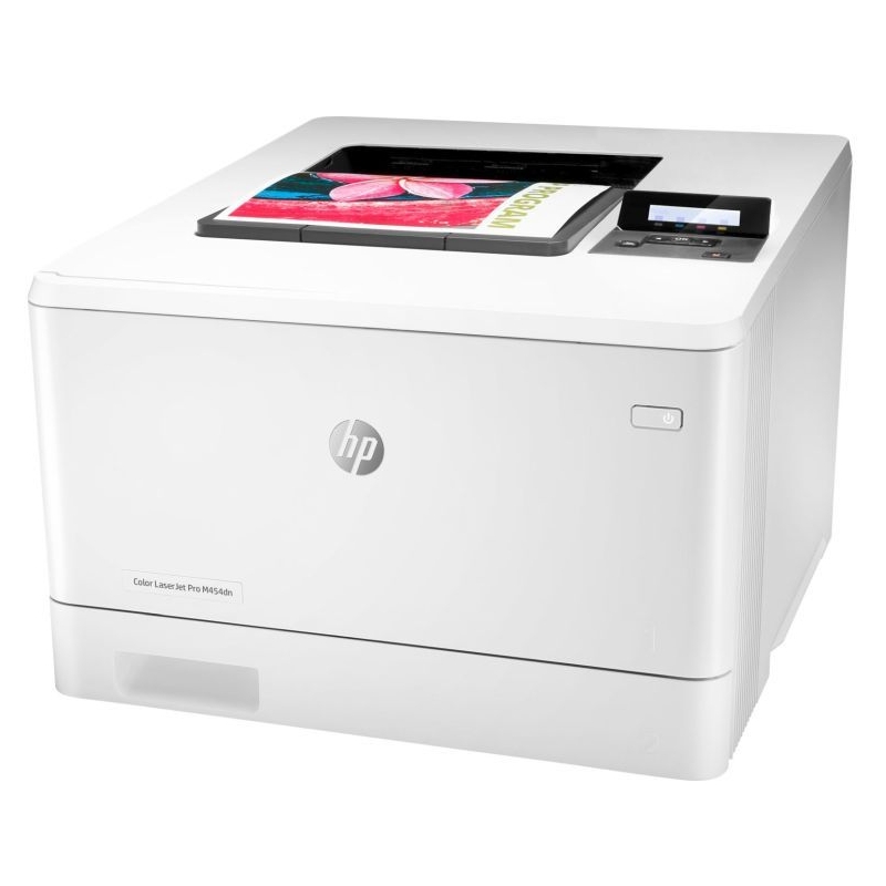 Lézernyomtató A4 színes HP Color LaserJet Pro M454dw A4 lézer nyomtató A4  dupl fotó, illusztráció : W1Y45A