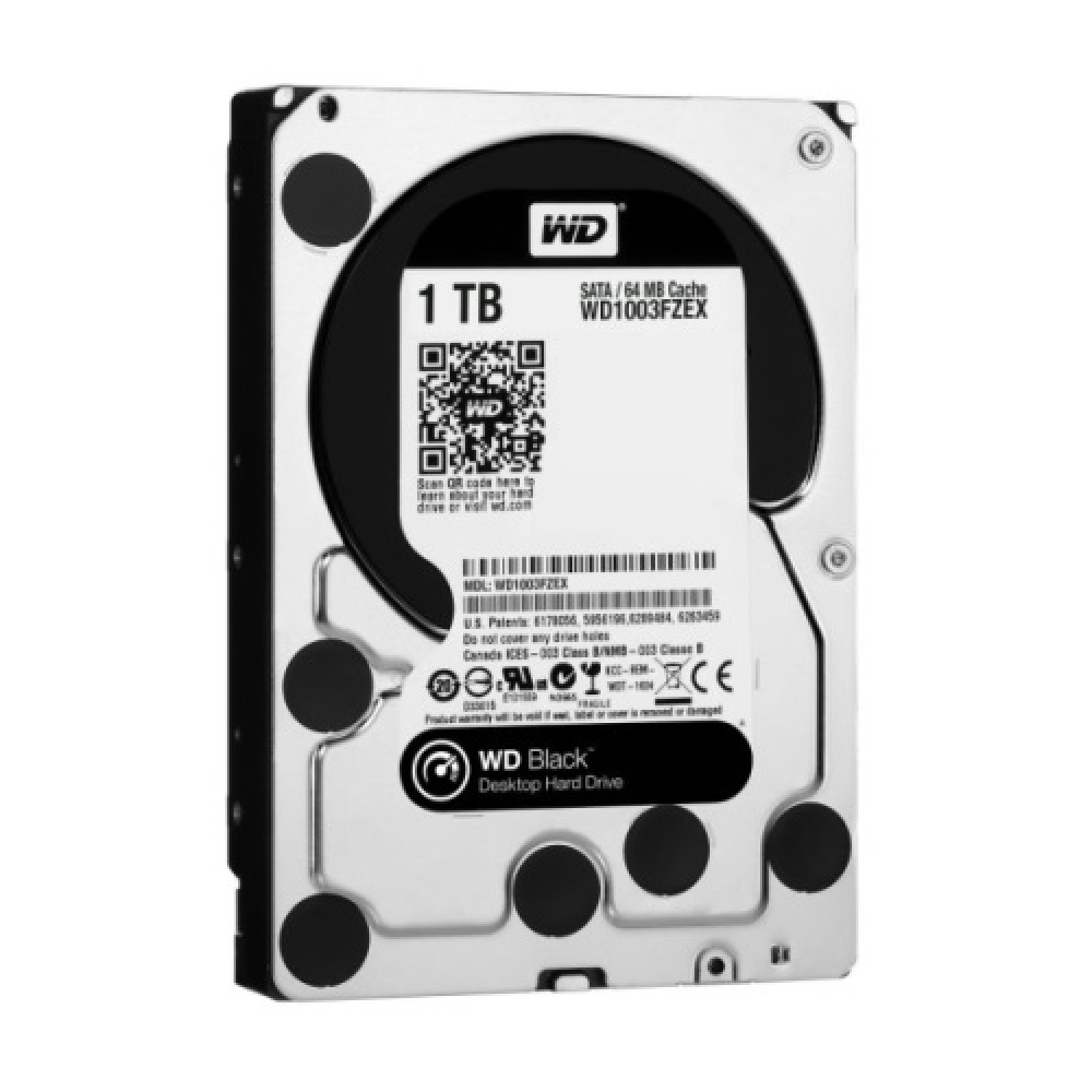 1TB 3,5  HDD SATA-600 Desktop Western Digital Black fotó, illusztráció : WD1003FZEX