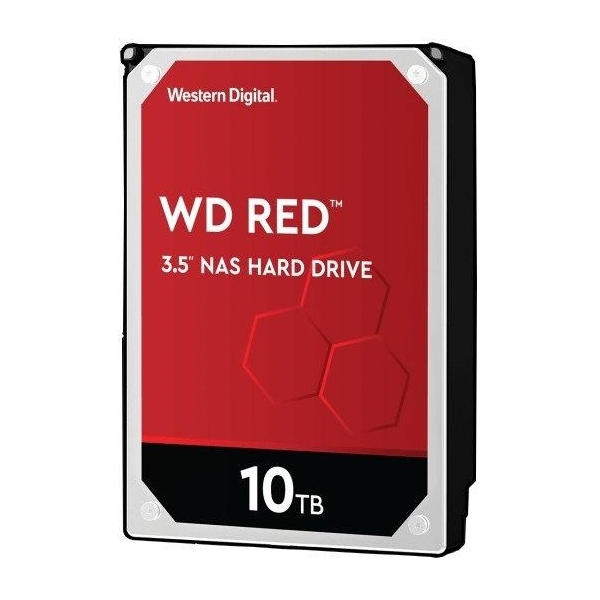 10TB 3.5  HDD SATA3 Western Digital Red winchester fotó, illusztráció : WD101EFAX