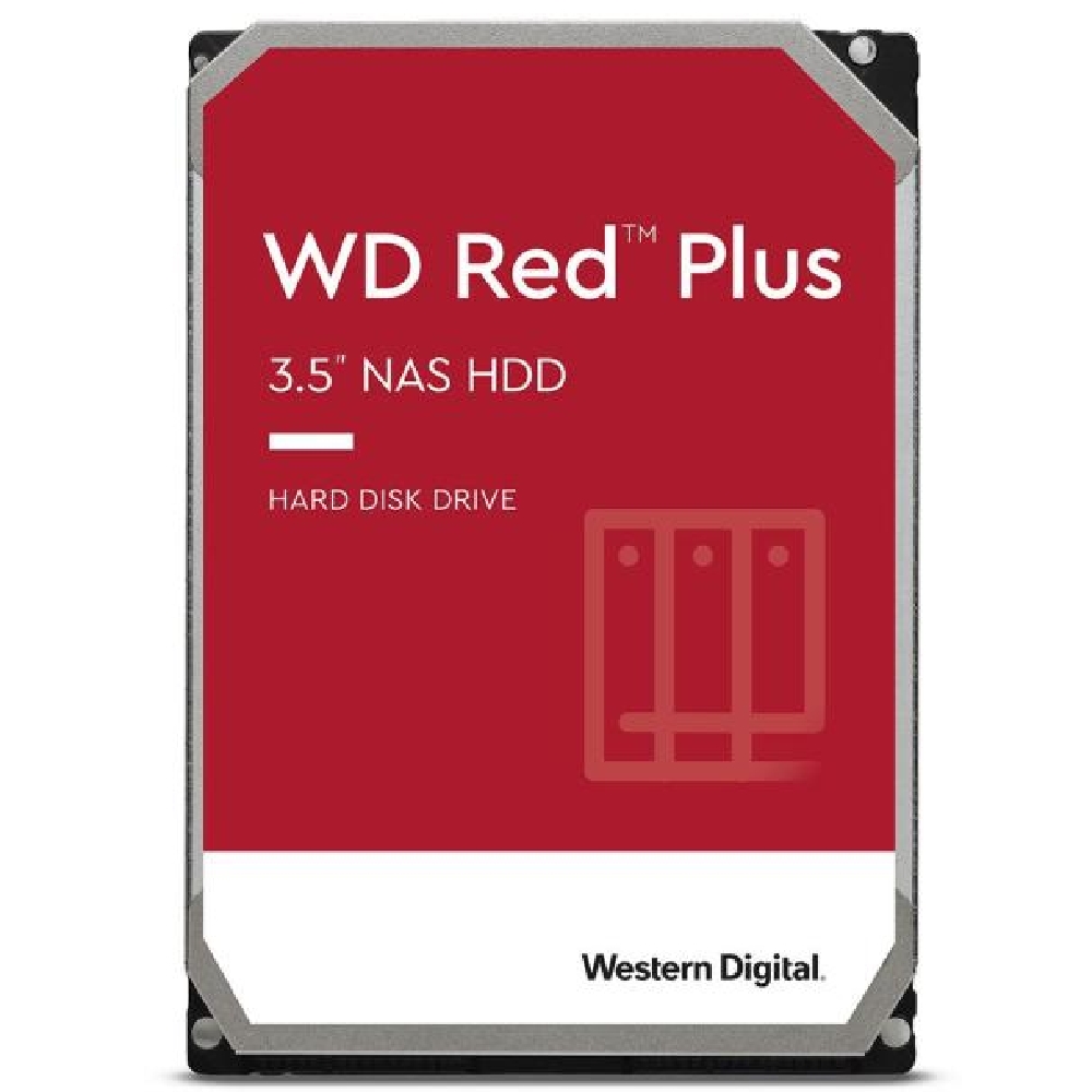 10TB 3.5  HDD SATA3 Western Digital Red PLUS 256MB winchester fotó, illusztráció : WD101EFBX
