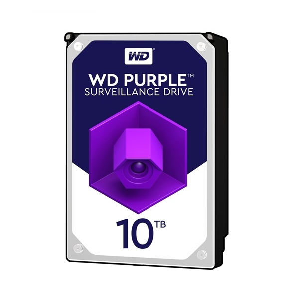 10TB 3,5  HDD WD SATA3 7200rpm 256MB Purple fotó, illusztráció : WD101PURZ