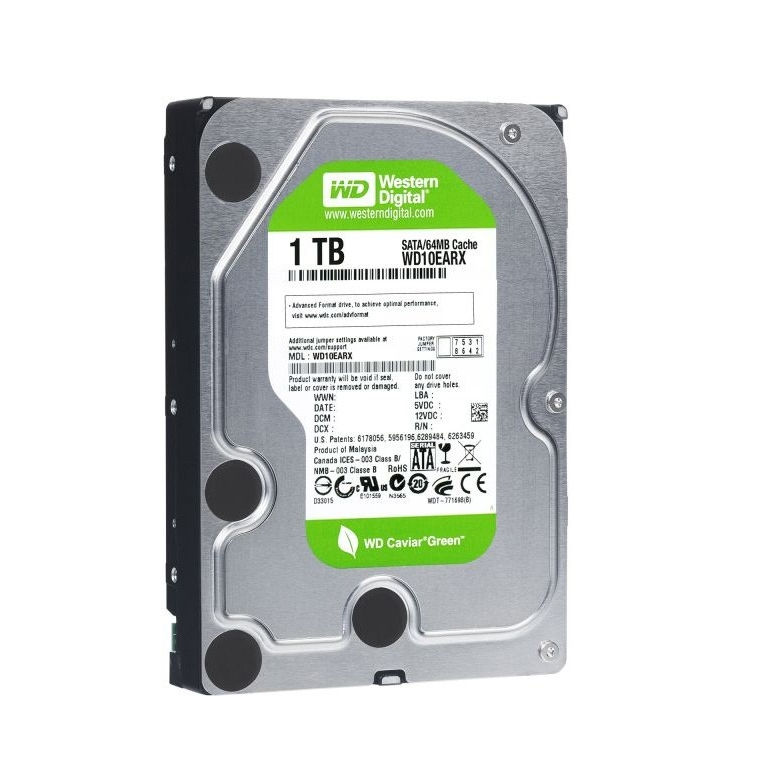 1TB HDD, SATA3, GP, 5400rpm 64MB fotó, illusztráció : WD10EARX